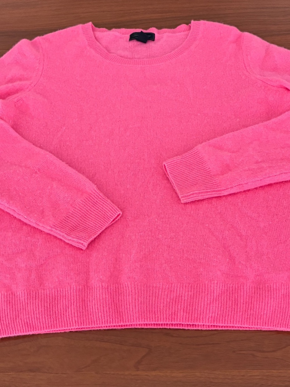 Saks Fifth Avenue 100% Cashmere White Crewneck Sweater XL